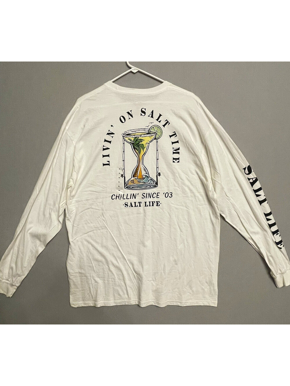 Salt Life Mens Hourglass Graphic Long Sleeve T-Shirt - XL